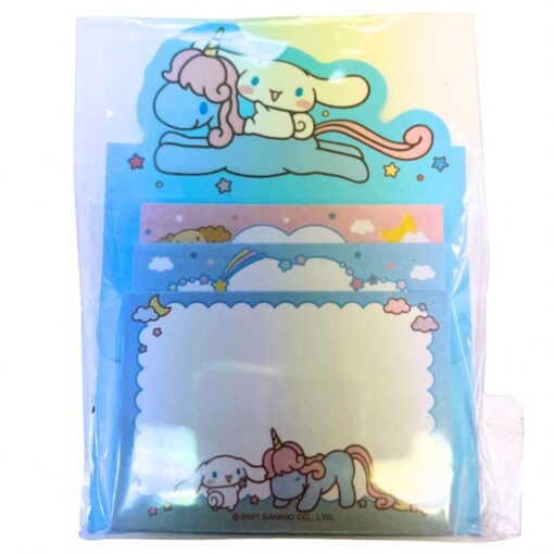 Cinnamoroll Sticky Notes Unicorn Print 3 Pack Set