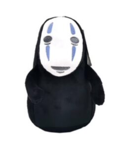 No Face Ghibli Movie Plush With Ball Keychain Attachment