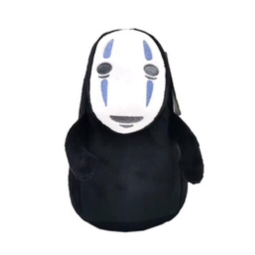 No Face Ghibli Movie Plush With Ball Keychain Attachment