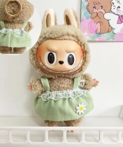Green Flower Dress - Mini Plushwear Outfit